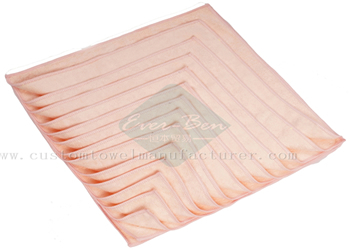 China Bulk OEM Bulk outgo microfiber towel factory Custom Pink Hair Shop Microfibre Hair Drying Towels Producer for Ireland EU